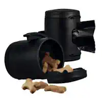 zooBANDE Shop Flexi VARIO Multi Box für Kotbeutel oder Leckerlis – Schwarz